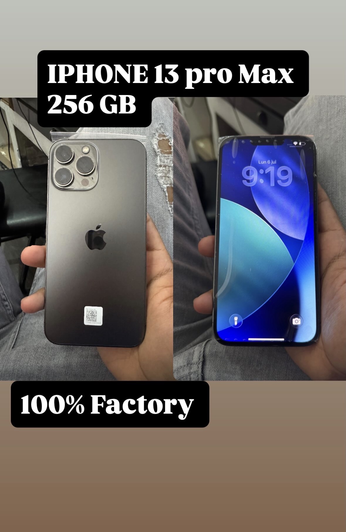 iPhone 13 Pro Max 256GB Factory