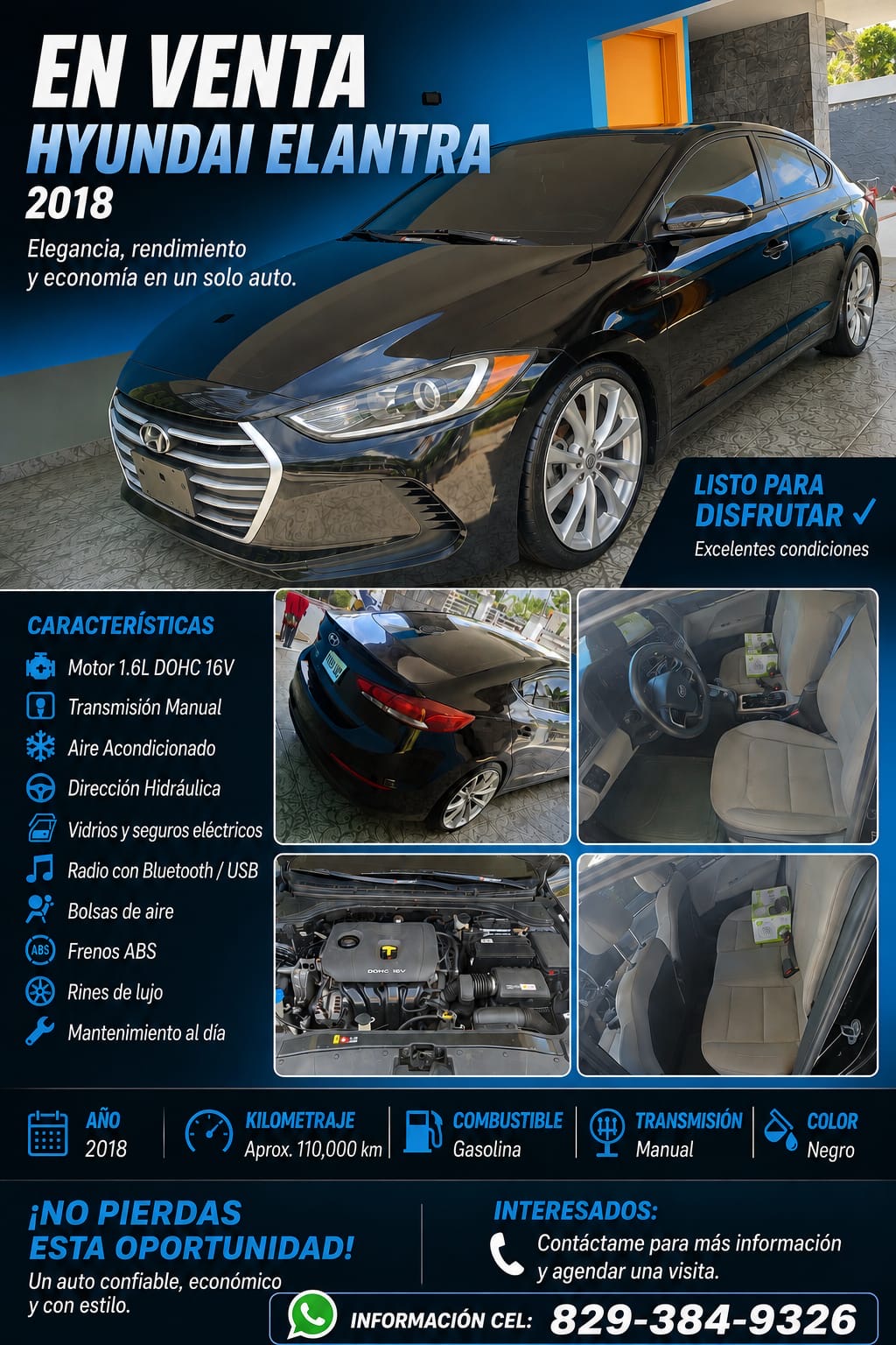Autos - Hiunday elantra 2018 americano transmisi