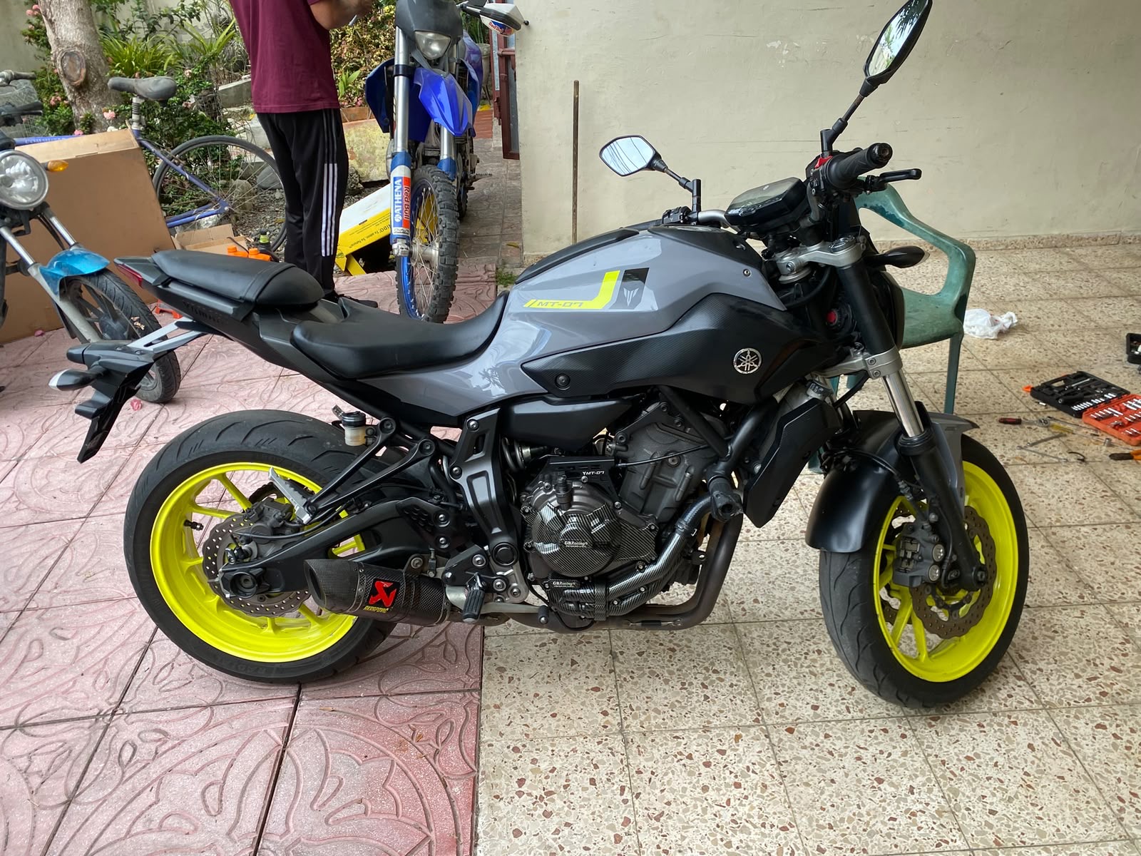 Motos - Yamaha mt07 año 2016 con papeles al día