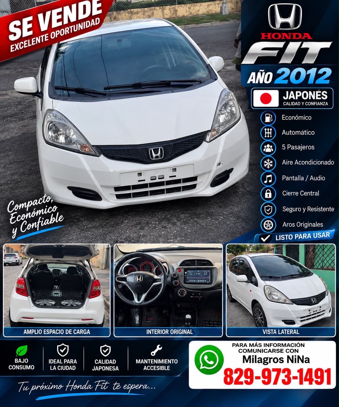 Autos - Honda fit japones 2012
420,000 negociab