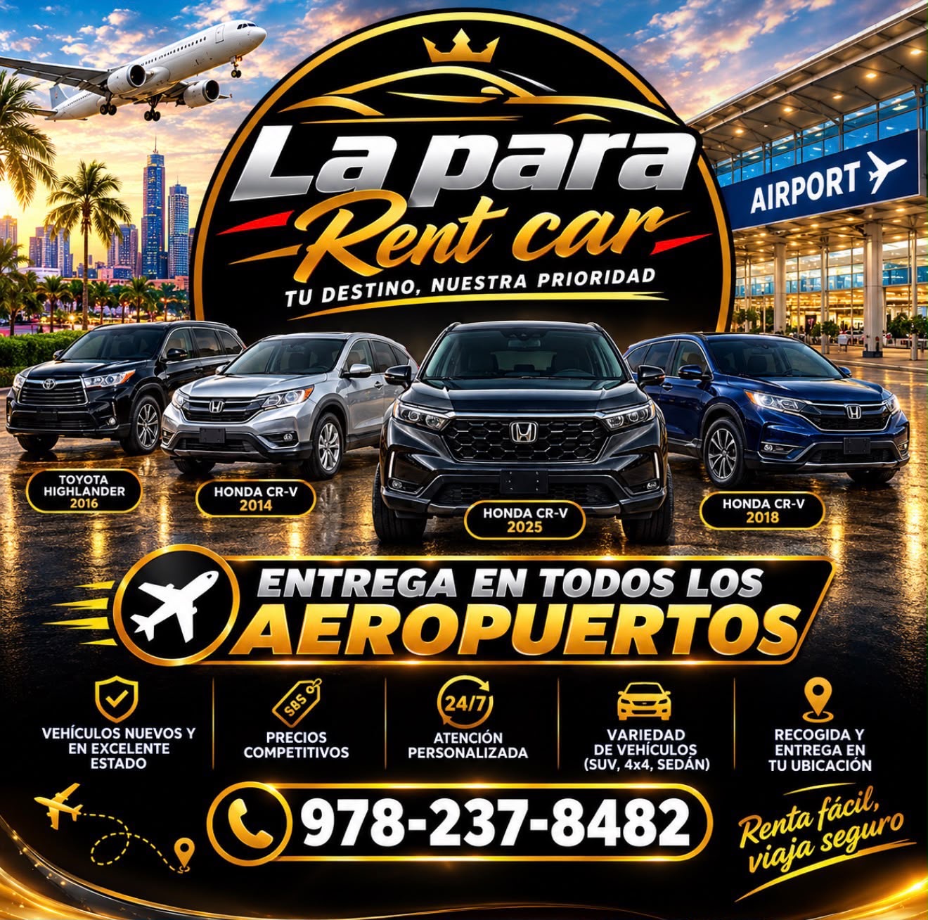 Autos - La para Rentcar ubicado en Salcedo 
@la