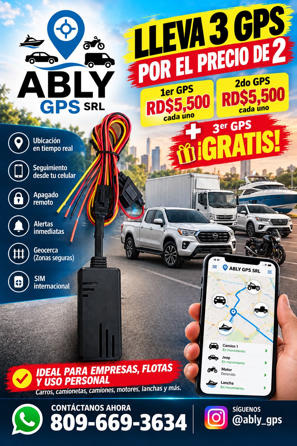 Autos - Descripción:
🚗📍 ABLY GPS SRL ofrece s