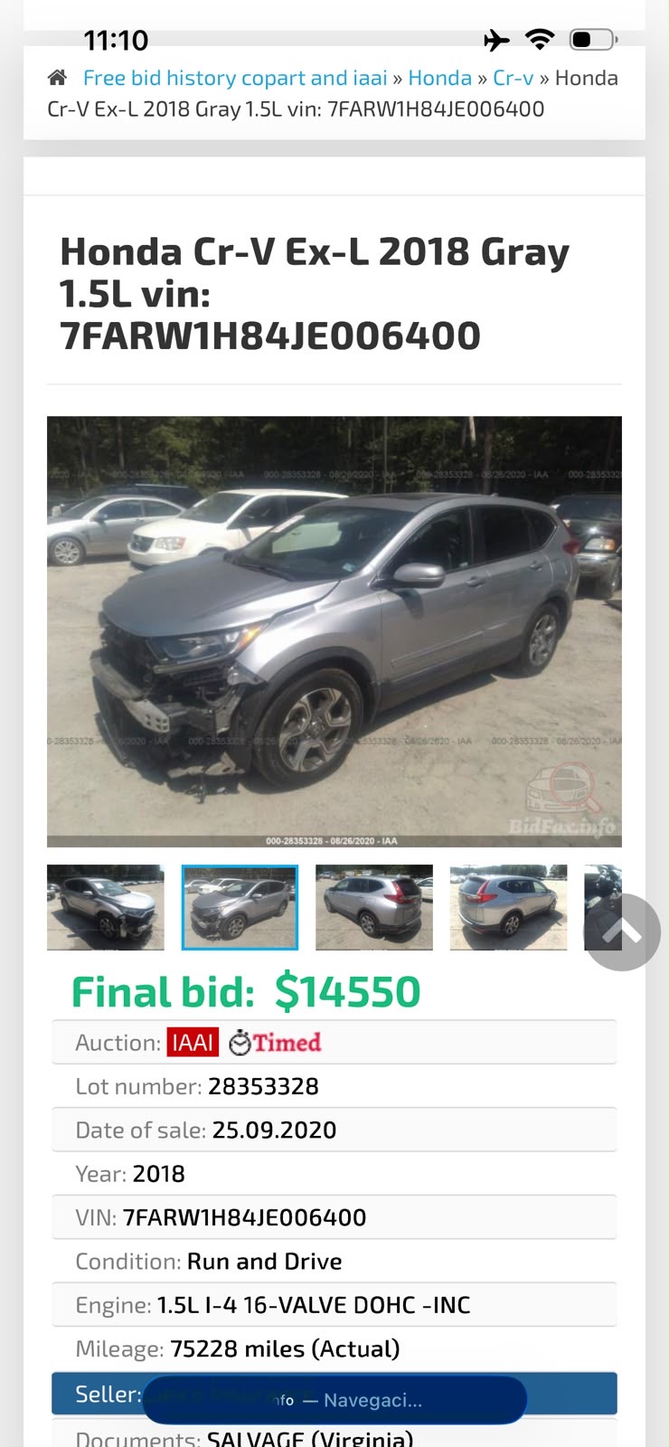Autos - Honda Crv EXL FULL, PRECIO 1,200,000. NE